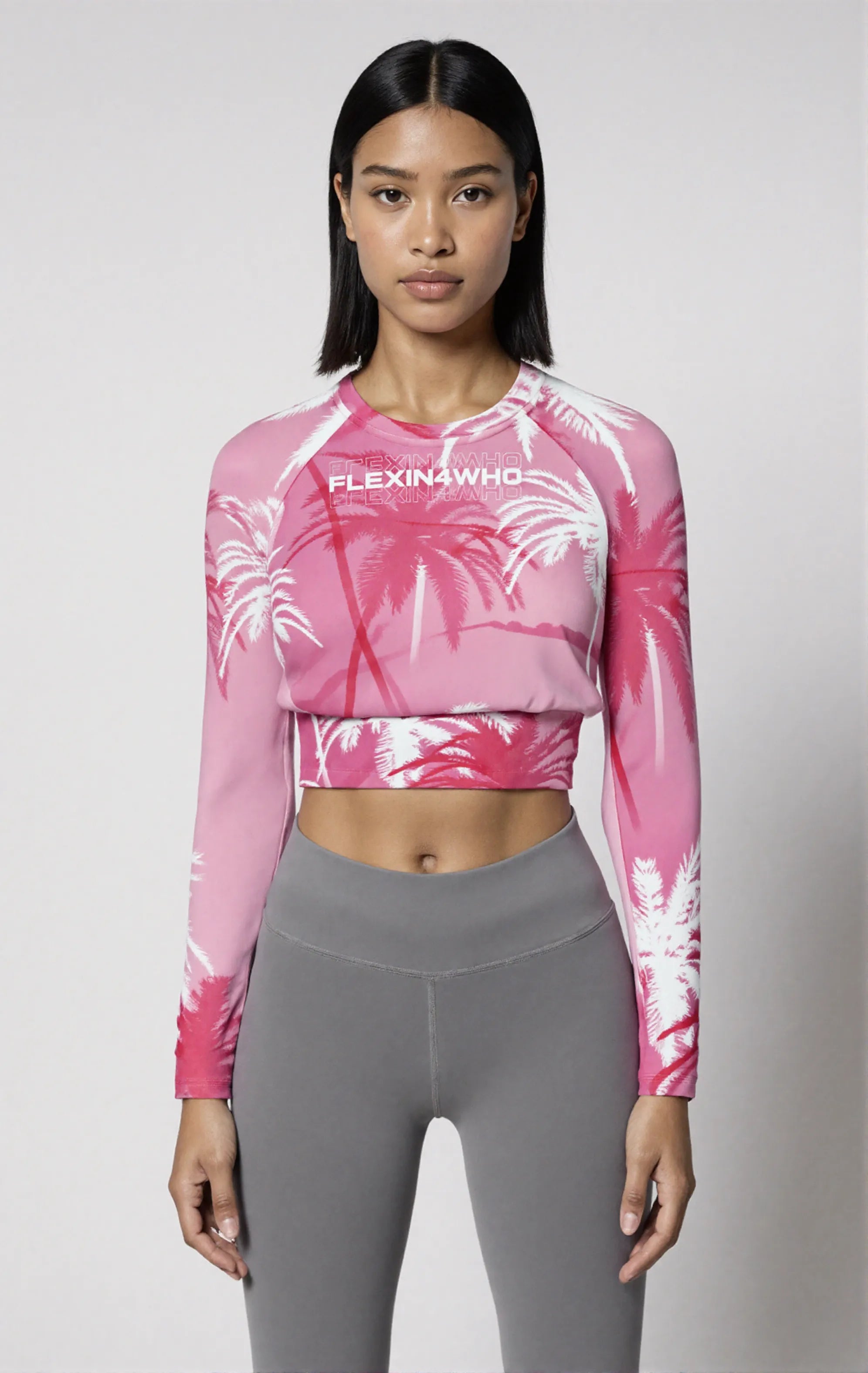 Pink Palm Crop