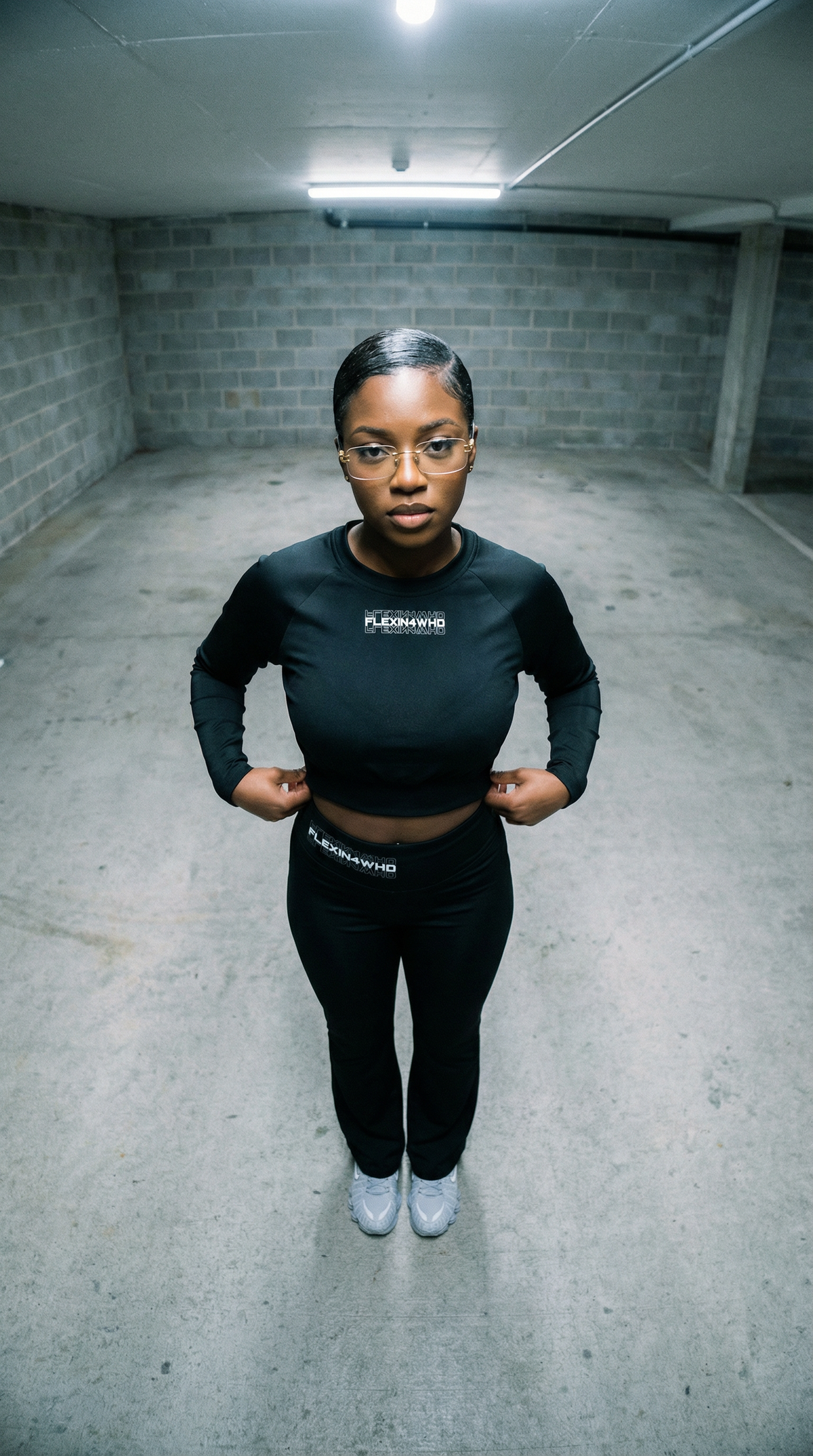 Noir Crop top